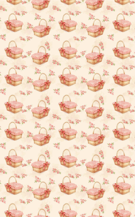 Spring Picnic Basket - London Penny Gift Wrap