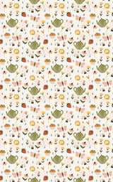 Spring Tea Garden - London Penny Gift Wrap