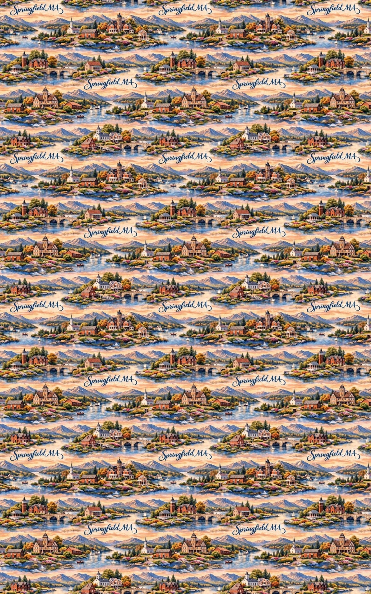 Springfield MA Pioneer Glow - London Penny Gift Wrap