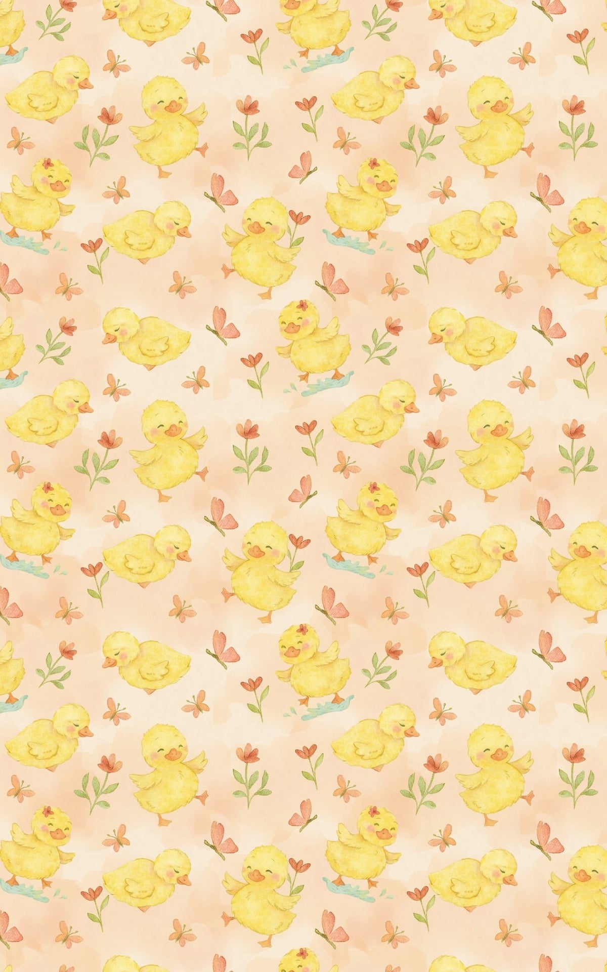 Springtime Duckling Dance - London Penny Gift Wrap