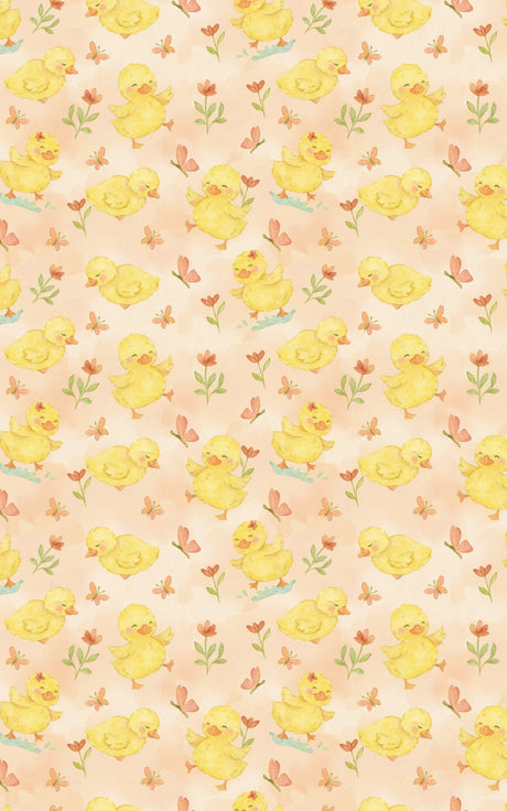 Springtime Duckling Dance - London Penny Gift Wrap