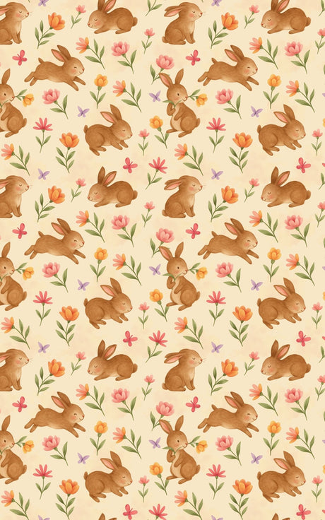 Springtime Whiskers - London Penny Gift Wrap
