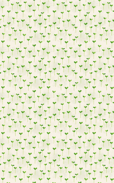 Sprouting Seeds Pattern - London Penny Gift Wrap