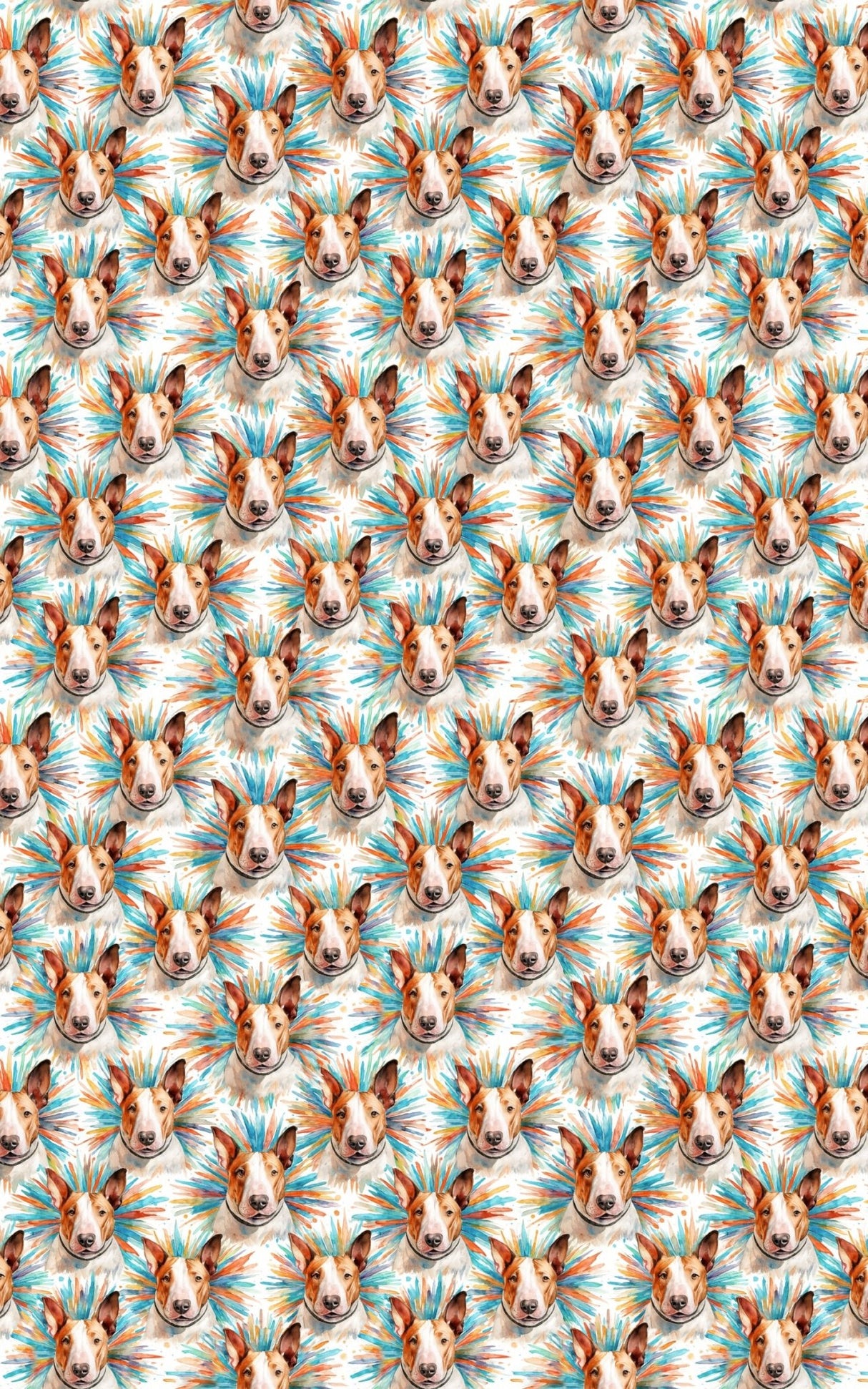Staffy Starburst - London Penny Gift Wrap