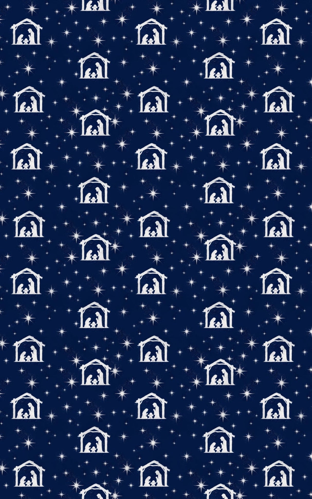 Starlit Midnight Nativity - London Penny Gift Wrap
