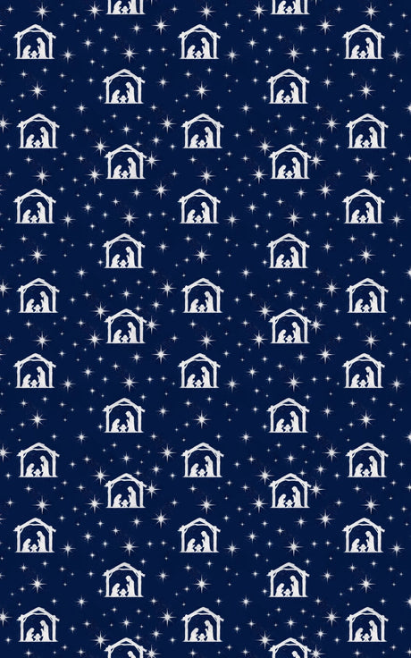 Starlit Midnight Nativity - London Penny Gift Wrap