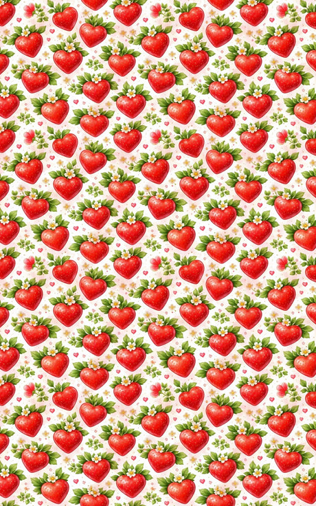 Strawberry Sweethearts - London Penny Gift Wrap