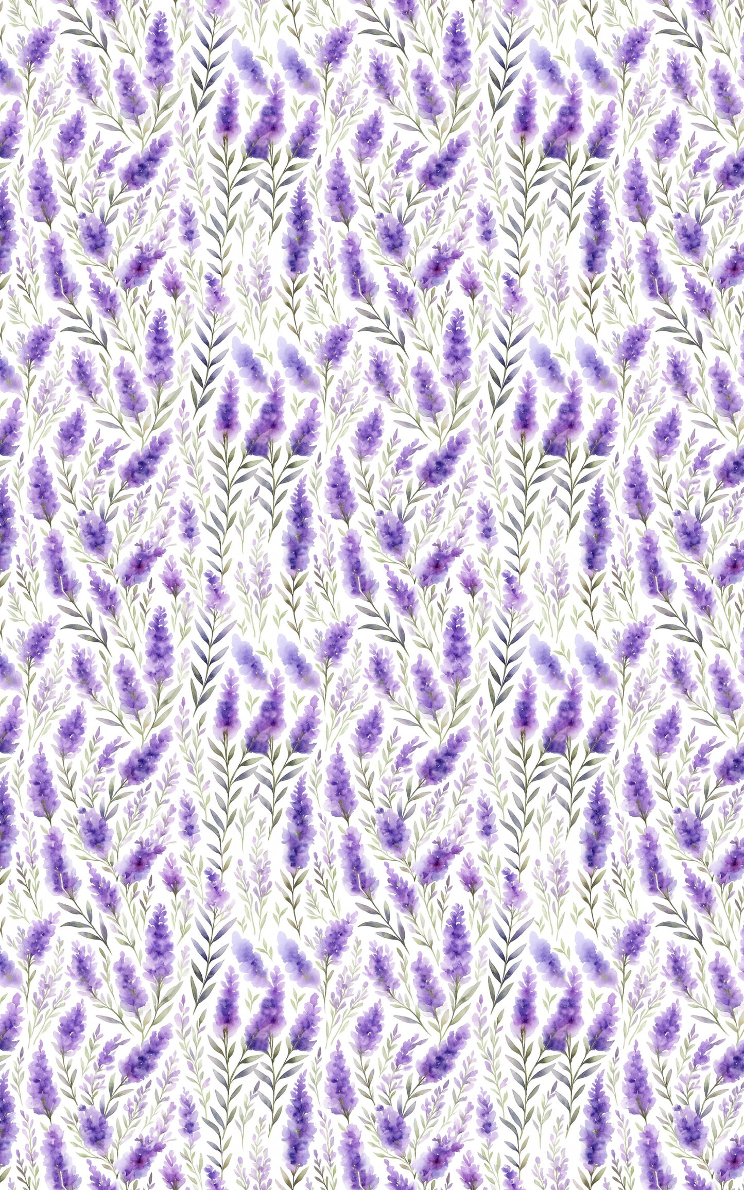 Sunlit Lavender Hills