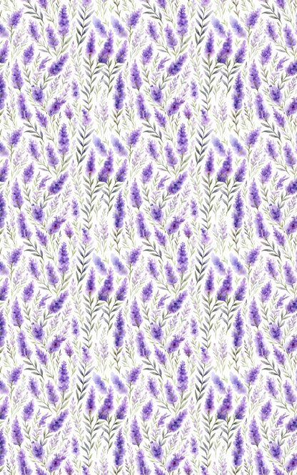 Sunlit Lavender Hills