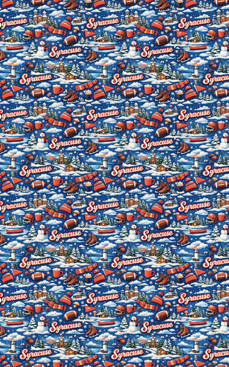 Syracuse Lake Snowfall - London Penny Gift Wrap