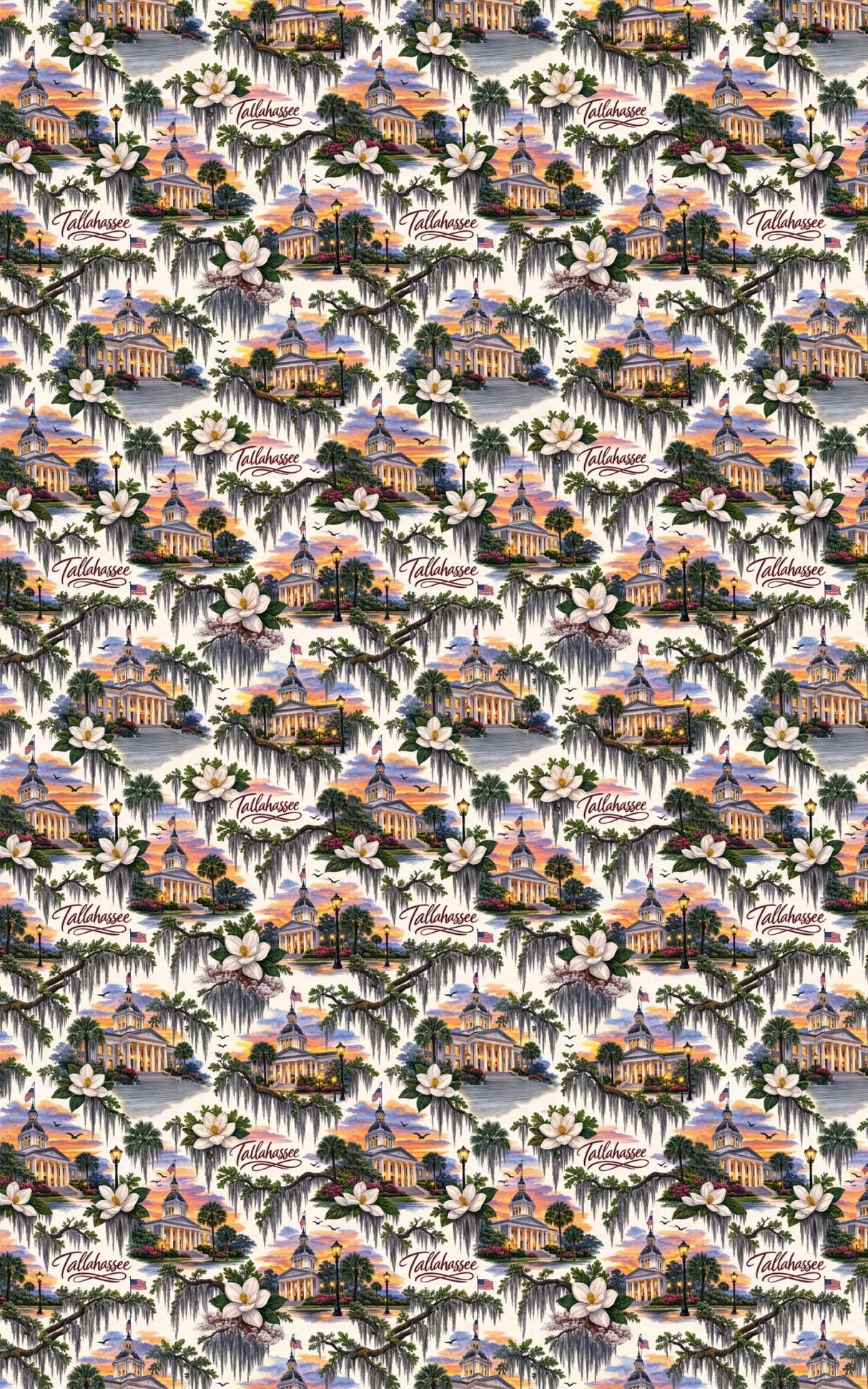 Tallahassee Capitol Oaks - London Penny Gift Wrap