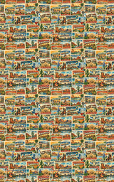 Texas Postcard Memories - London Penny Gift Wrap