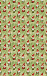 Jolly Christmas Gnomes - London Penny Gift Wrap
