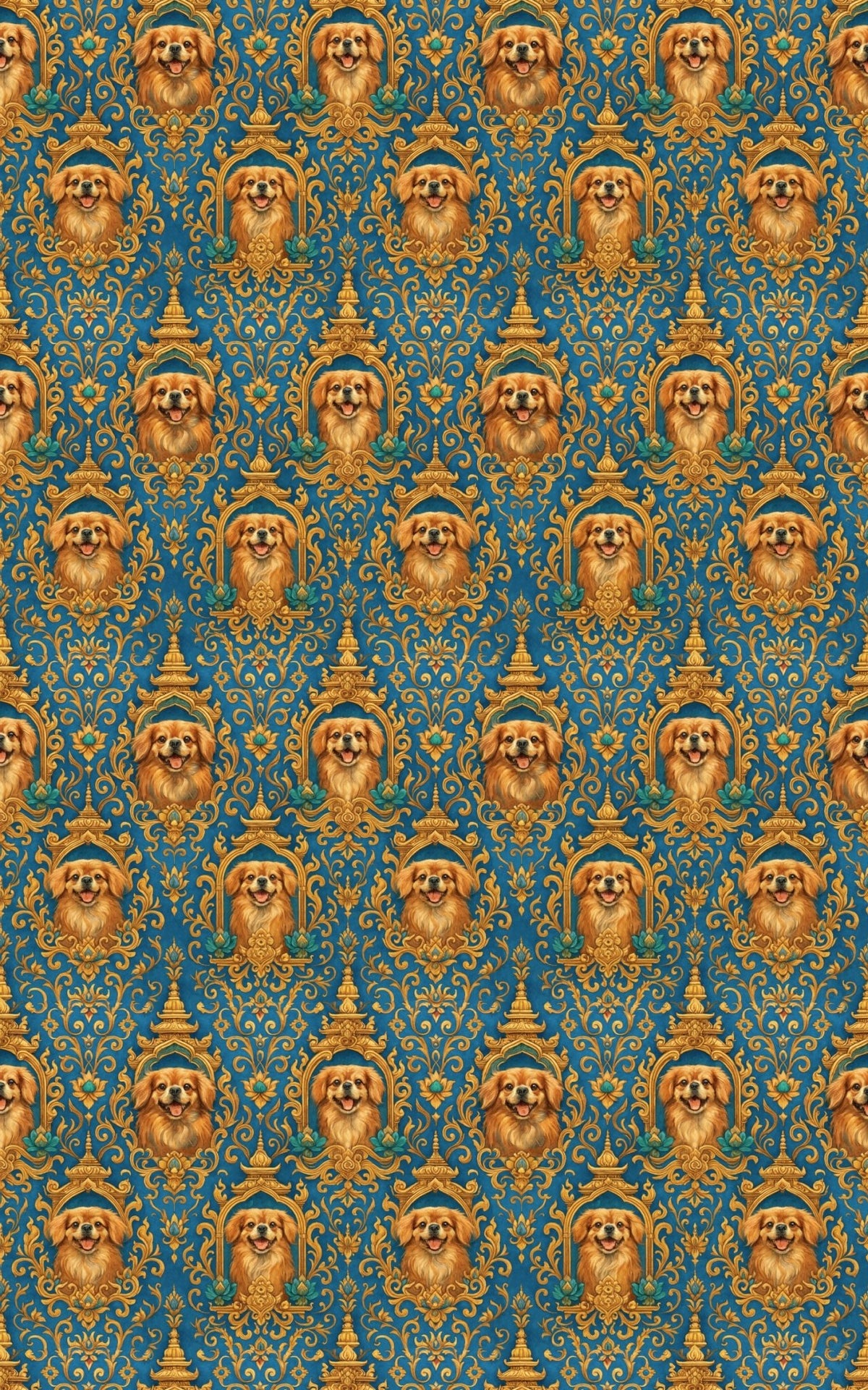 Tibetan Temple Tapestry - London Penny Gift Wrap