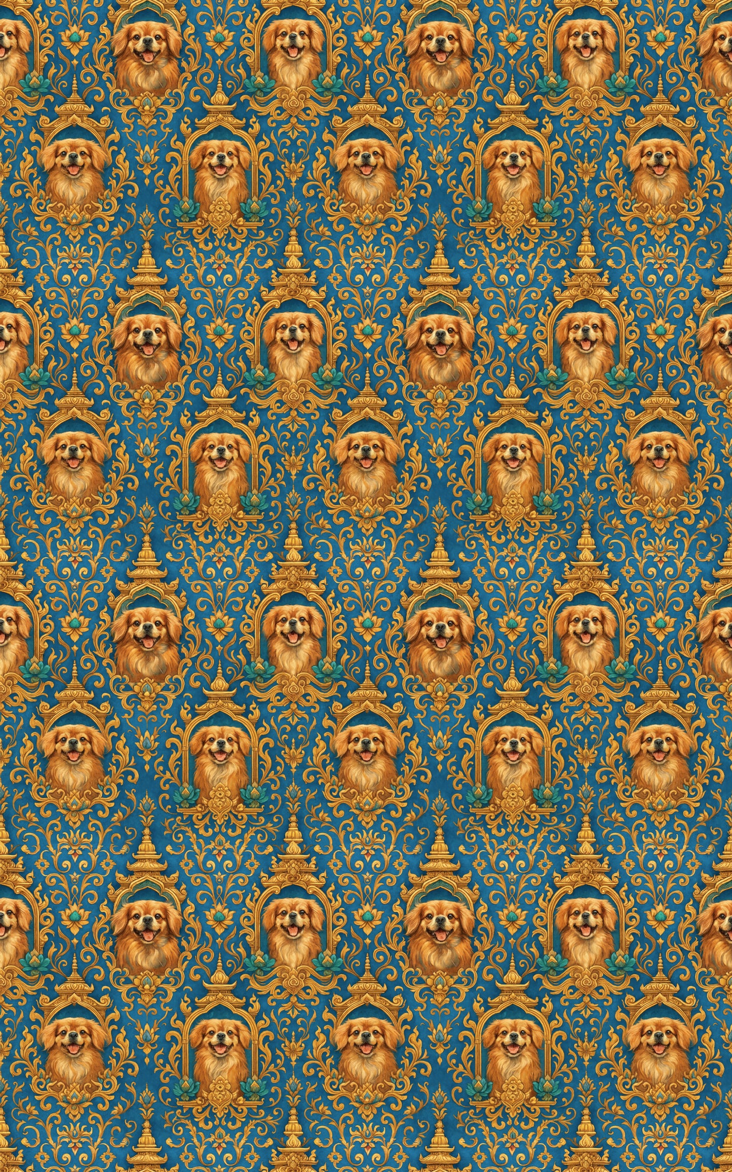 Tibetan Temple Tapestry