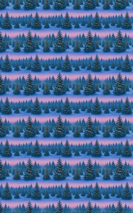 Tree Farm Dusk - London Penny Gift Wrap