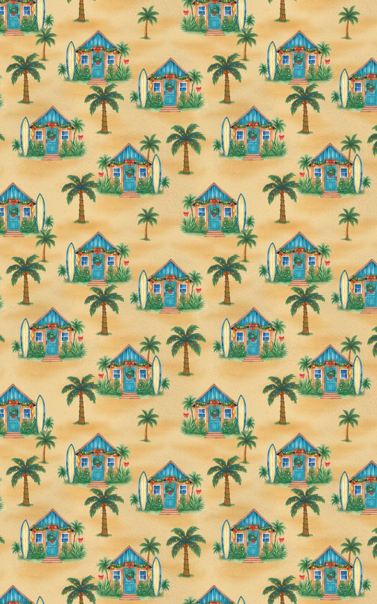 Sun-Kissed Holiday Homes - London Penny Gift Wrap