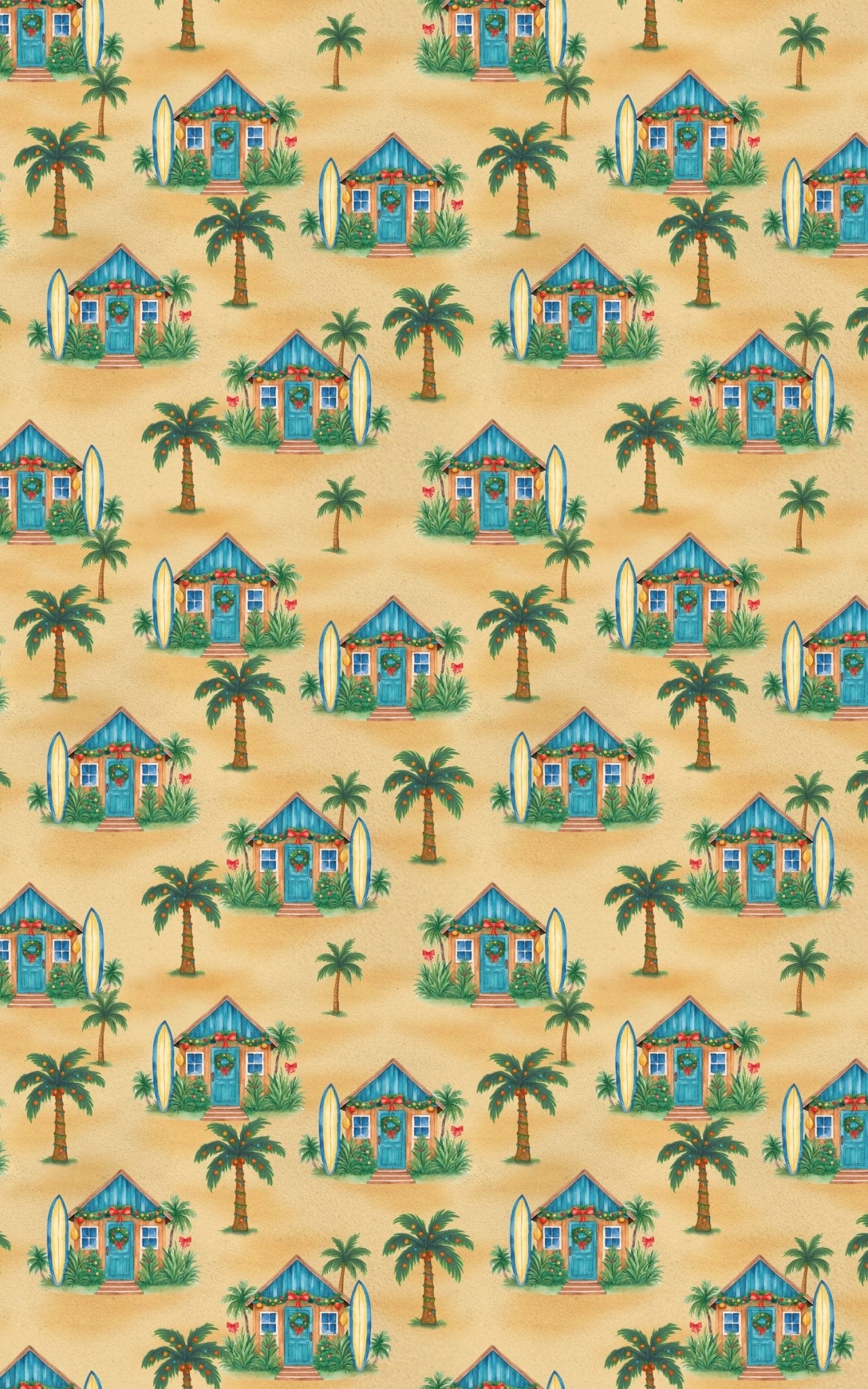 Sun-Kissed Holiday Homes - London Penny Gift Wrap