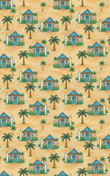 Sun-Kissed Holiday Homes - London Penny Gift Wrap