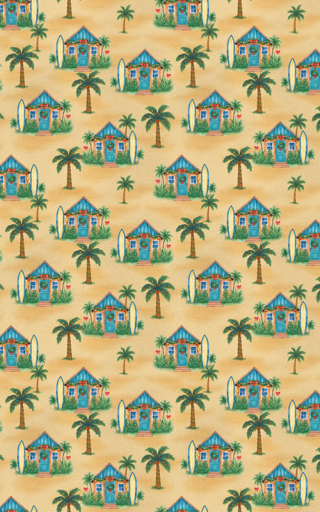 Sun-Kissed Holiday Homes - London Penny Gift Wrap