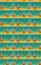 Aloha Santa - London Penny Gift Wrap