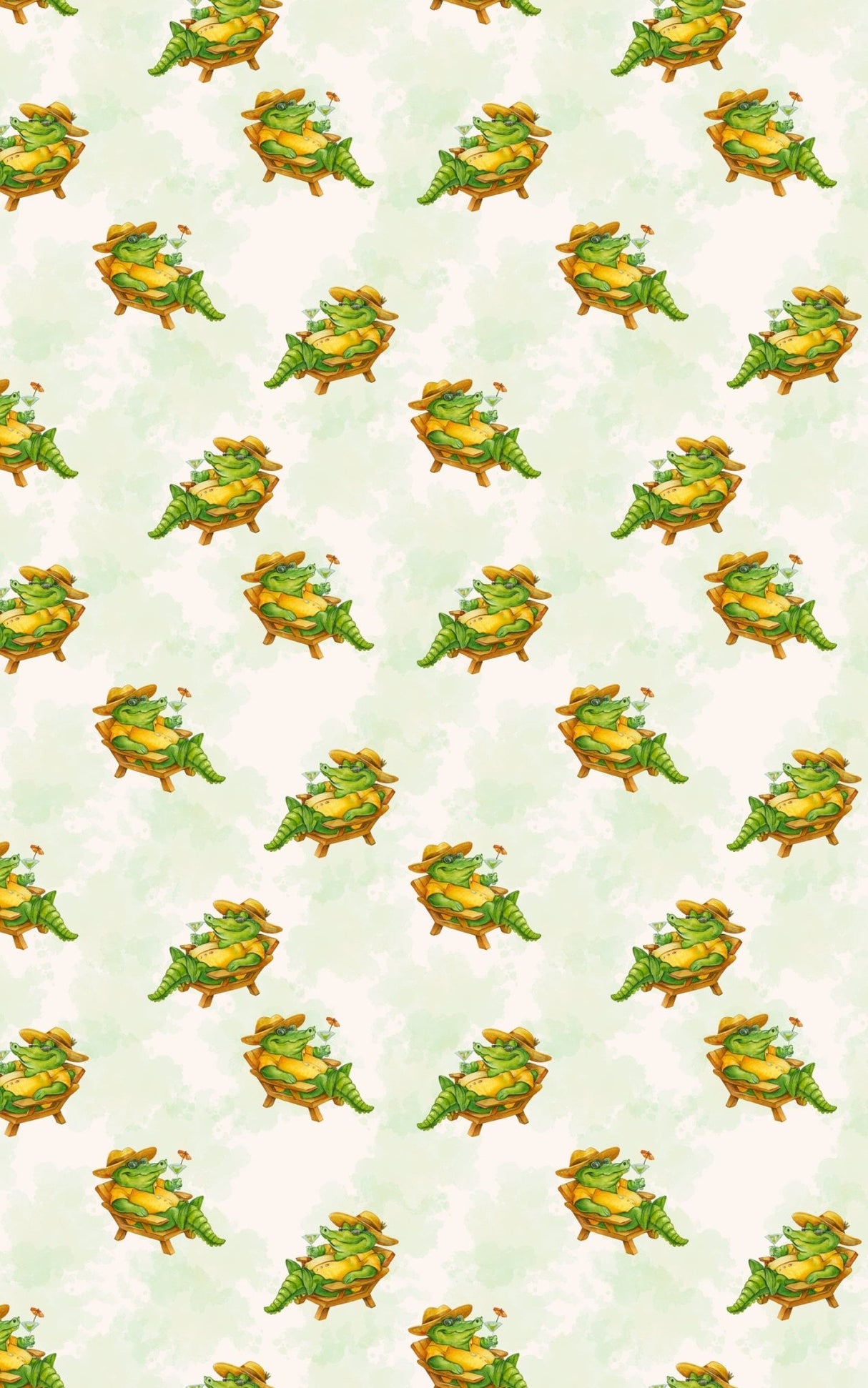 Palm Breeze Croc - London Penny Gift Wrap
