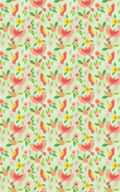 Tropical Parrot Bloom