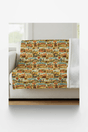 Kansas Postcard Memories Sherpa Blanket - London Penny Gift Wrap