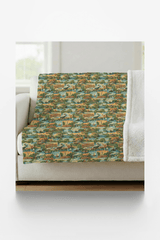 Louisiana Postcard Memories Sherpa Blanket - London Penny Gift Wrap