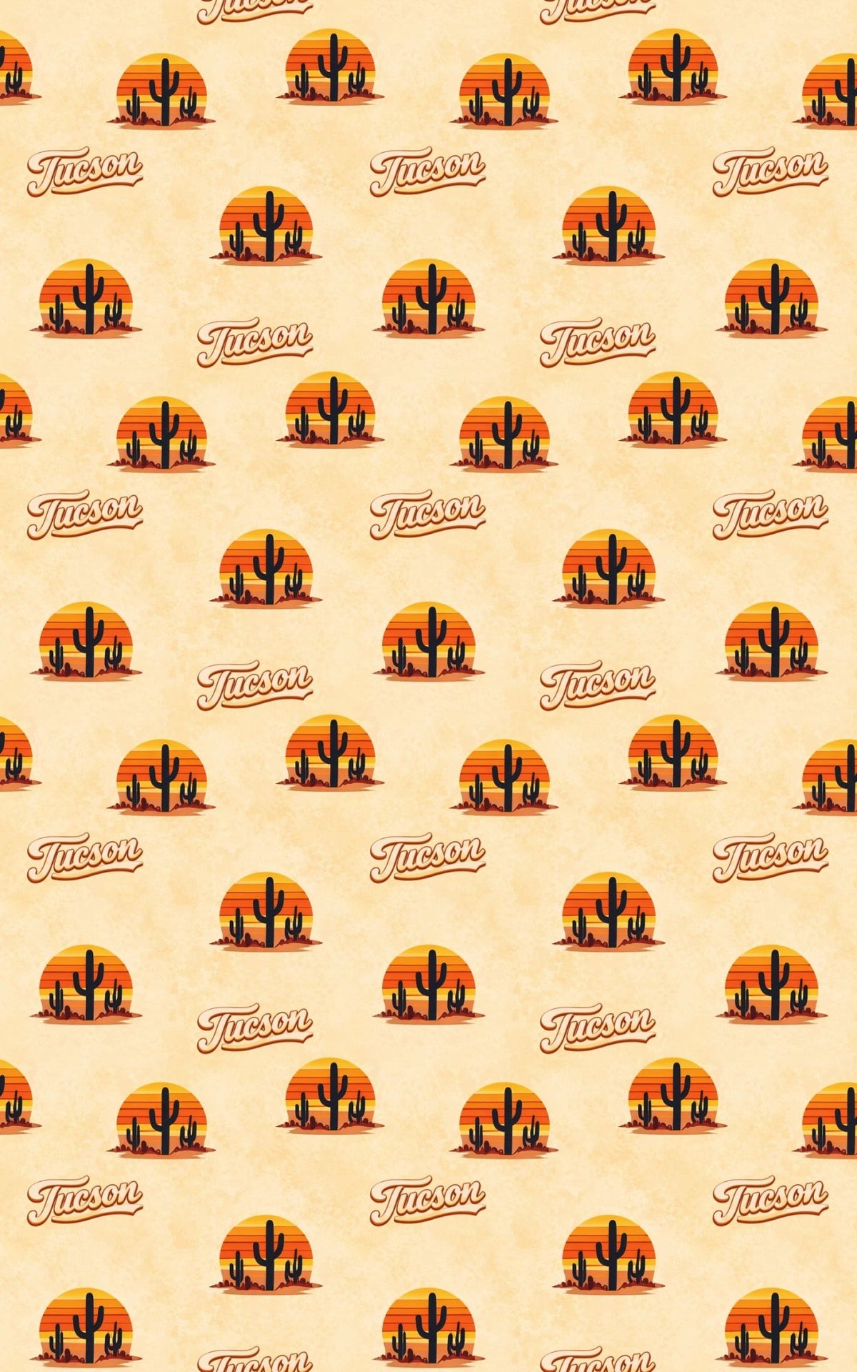 Tucson Desert Sunset - London Penny Gift Wrap