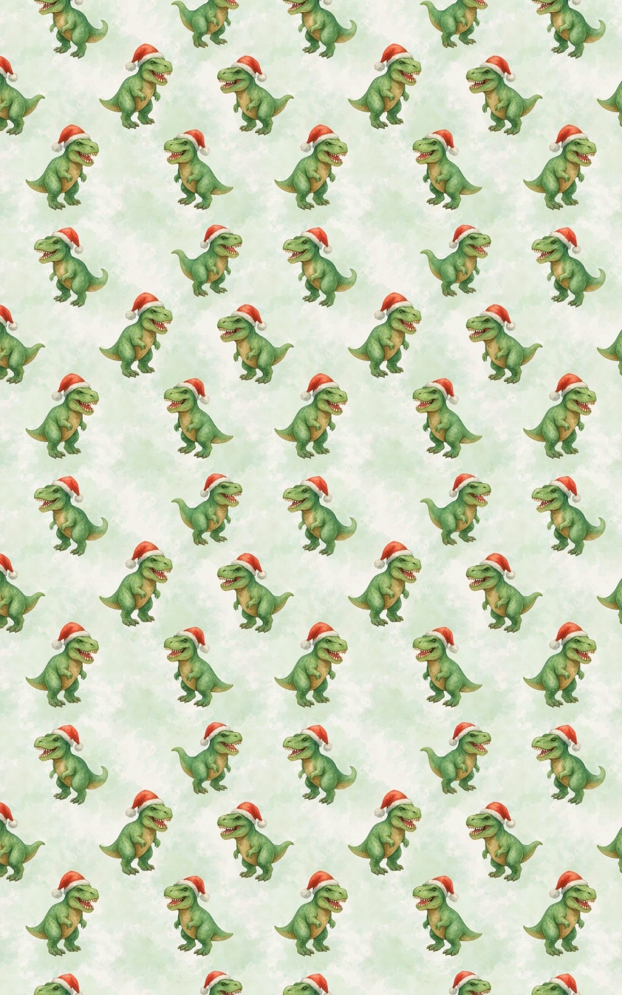 Santa Saurus - London Penny Gift Wrap