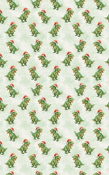 Santa Saurus - London Penny Gift Wrap