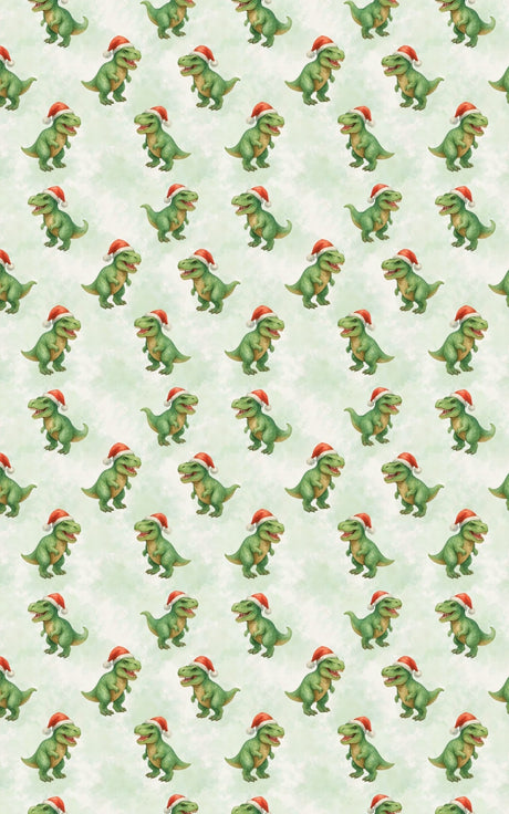 Santa Saurus - London Penny Gift Wrap