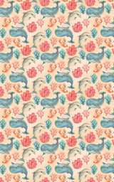 Underwater Friends - London Penny Gift Wrap