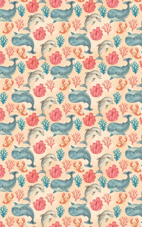 Underwater Friends - London Penny Gift Wrap