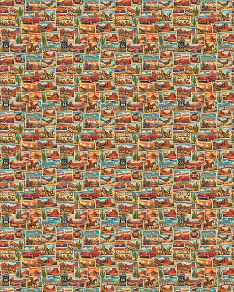 Arizona Postcard Memories Sherpa Blanket - London Penny Gift Wrap
