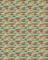 Connecticut Postcard Memories Sherpa Blanket - London Penny Gift Wrap