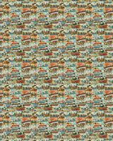 Delaware Postcard Memories Sherpa Blanket - London Penny Gift Wrap