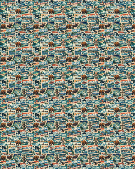 Alaska Postcard Memories Sherpa Blanket - London Penny Gift Wrap