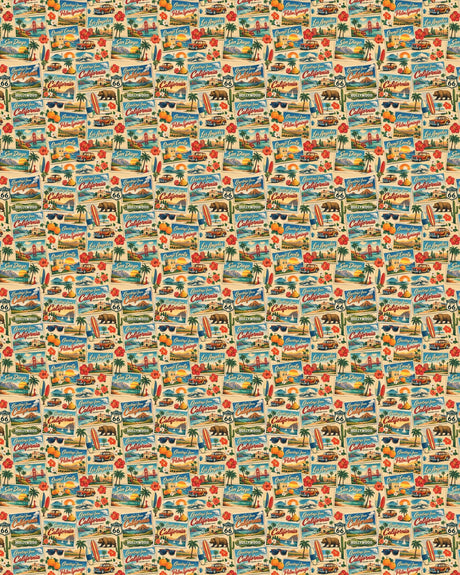 California Postcard Memories Sherpa Blanket - London Penny Gift Wrap