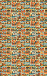 Utah Postcard Memories - London Penny Gift Wrap