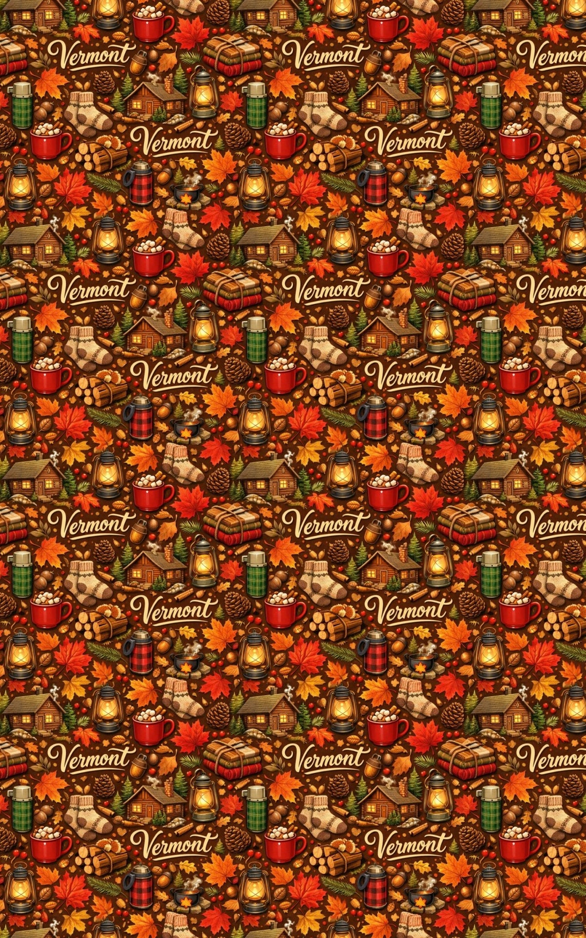 Vermont Maple Woods - London Penny Gift Wrap