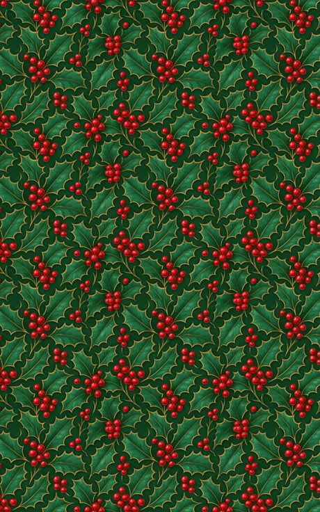Victorian Holly - London Penny Gift Wrap