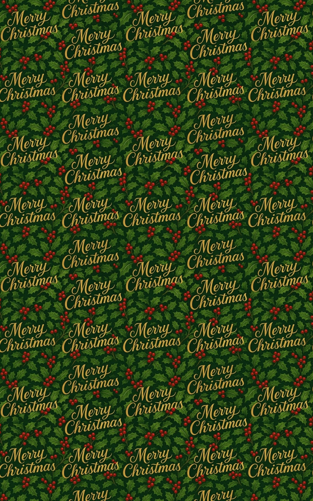 Victorian Script Merry - London Penny Gift Wrap