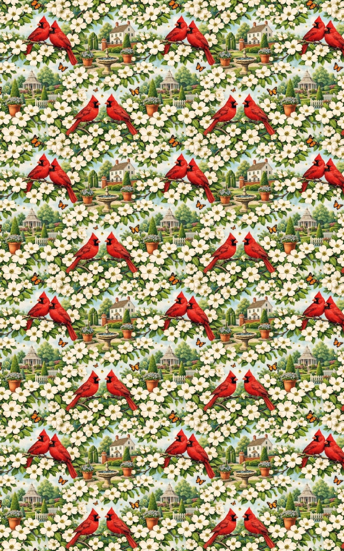 Virginia Flora & Fauna - London Penny Gift Wrap