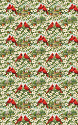 Virginia Flora & Fauna - London Penny Gift Wrap