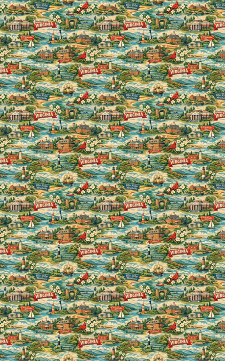 Virginia Postcard Memories - London Penny Gift Wrap