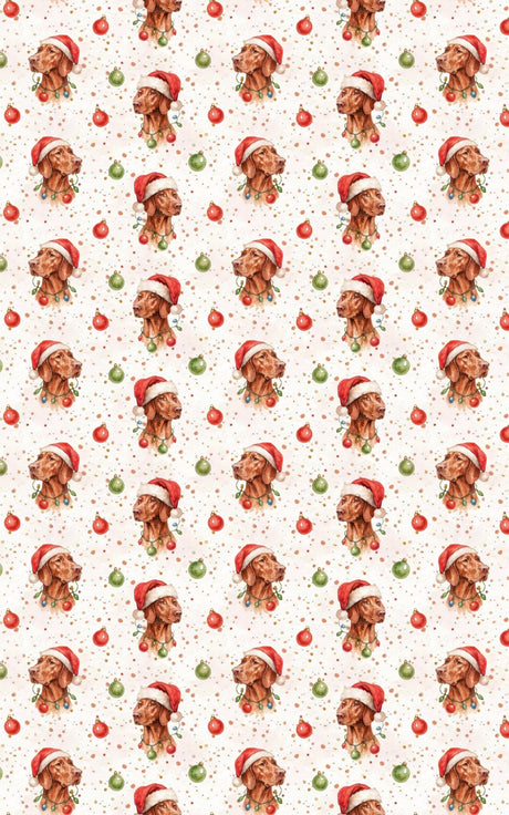 Santa’s Sleek Scout - London Penny Gift Wrap