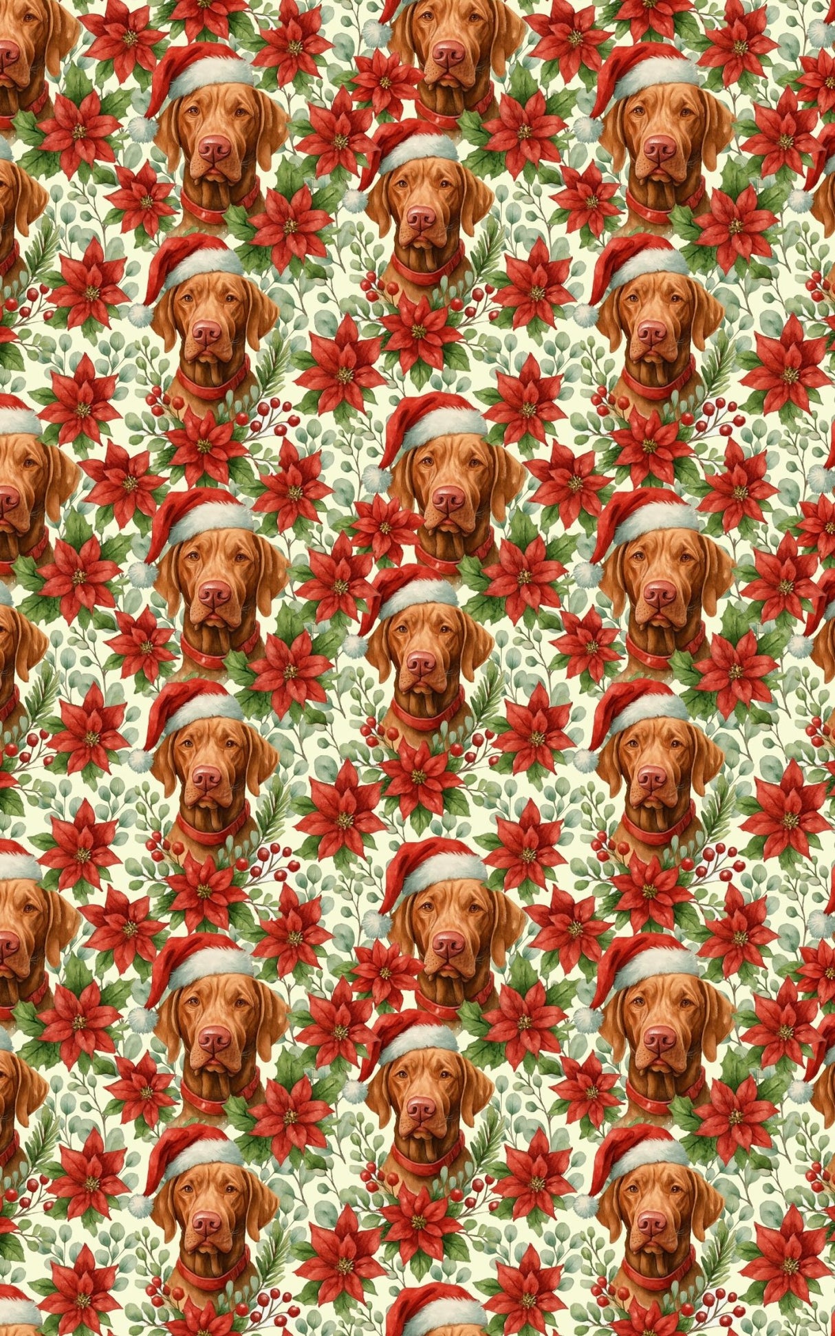 Rust Red and Ribboned Joy Wrapping Paper - London Penny Gift Wrap