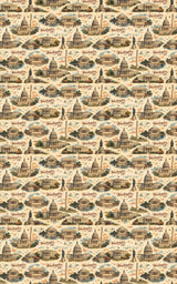 Washington D.C. Retro Capital - London Penny Gift Wrap